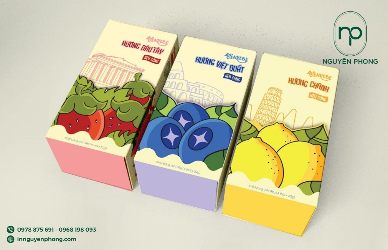 Mẫu hộp giấy kẹo cứng